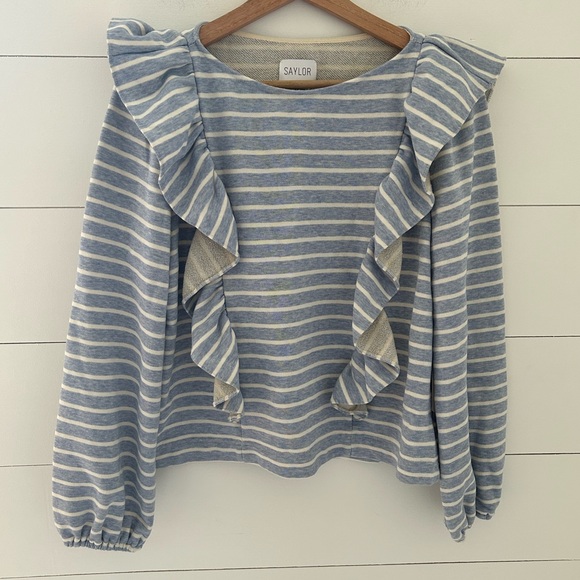 Saylor Ruffled Sweater - Picture 1 of 5